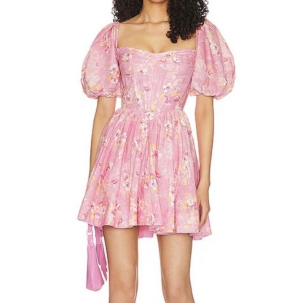 Bardot Kiah Puff Sleeve Dress